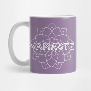 Namaste and LOTUS Flower Mug